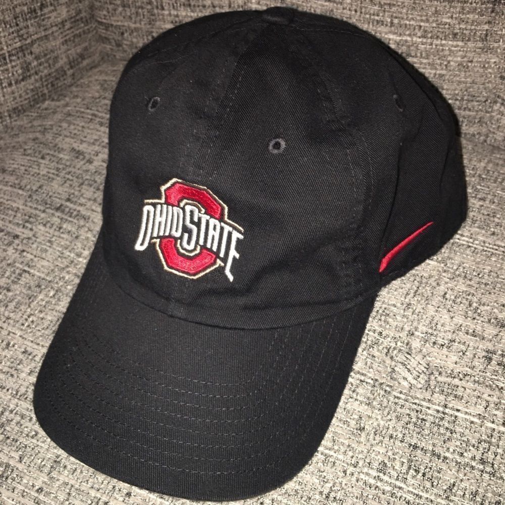 Authentic Black Nike DriFit Coaches Ohio State Buckeyes Football baseball cap